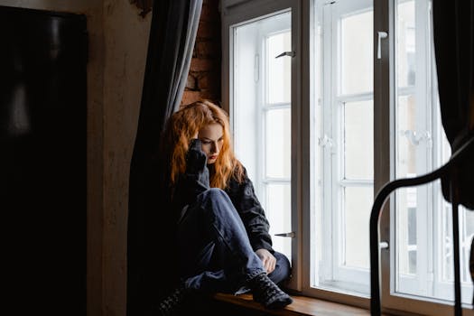 Depressed girl